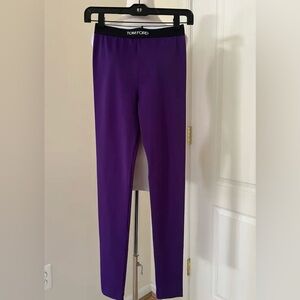 Tom Ford Purple Leggings Size Medium